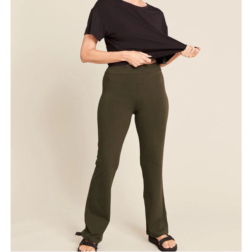 Boody High Waist Flare Pants - OLIVE exclusive limited edition sold out bamboo